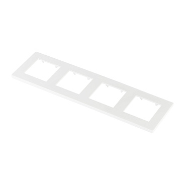 Рамка Simon 24 Harmonie четырехместная белая (2400640-030)