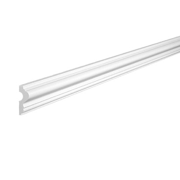 Молдинг из экополимера ударопрочный 25х10х2000 мм Artiva Standart белый