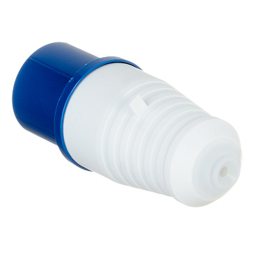 Вилка силовая прямая переносная EKF PROxima 2Р+РЕ 16 А 220 В IP44