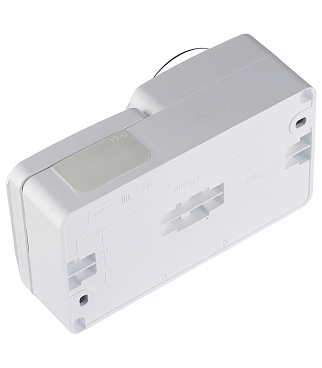 Блок выключатель и розетка Systeme Electric Этюд одноклавишный накладной белый (BPA16-241B)