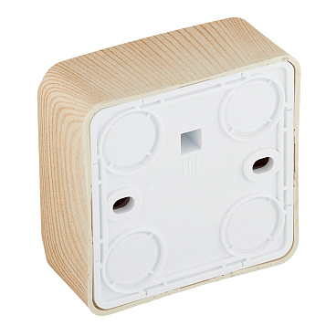 Розетка телевизионная Systeme Electric Этюд накладная сосна (TVA-002D)