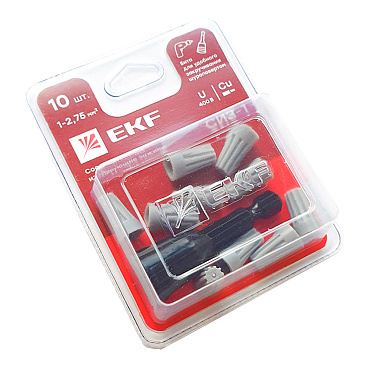 Скрутка для кабеля EKF PROxima СИЗ-1 1-2,75 кв. мм (10 шт.)