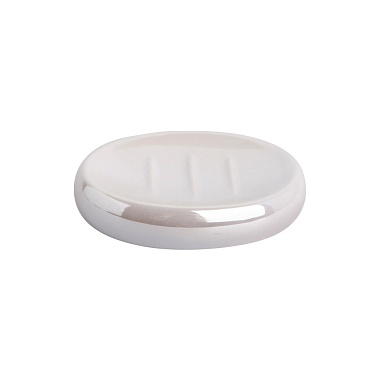 Мыльница для ванной Fora Morning настольная керамика белая/серая (FOR-MOG036)