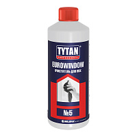 Очиститель для ПВХ Tytan Professional Eurowindow №5 прозрачный 950 мл