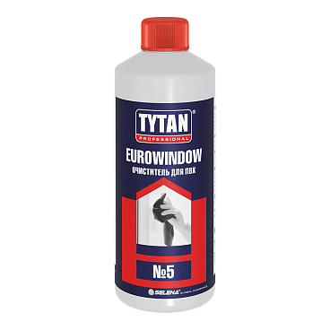 Очиститель для ПВХ Tytan Professional Eurowindow №5 прозрачный 950 мл