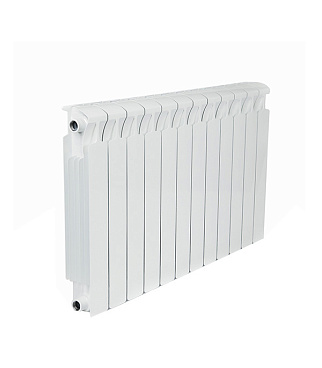 Радиатор биметаллический Rifar Monolit Ventil MVR 500 мм 12 секций 3/4 нижнее правое подключение белый