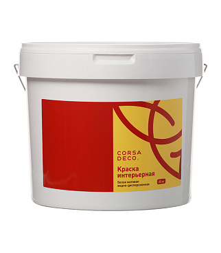 Краска интерьерная Corsa Deco белая 25 кг