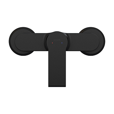 Смеситель для душа без излива Cersanit Brasko Black черный без лейки однорычажный (63109)