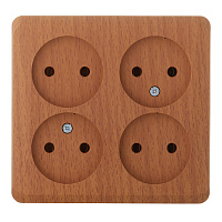 Розетка Systeme Electric Этюд накладная бук (PA16-205T)