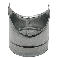 Врезка для круглых воздуховодов d250х200 мм оцинкованная