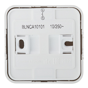 Выключатель Systeme Electric Blanca одноклавишный накладной антрацит с самовозвратом (BLNCA101016)