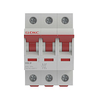 Выключатель нагрузки DKC Yon Max MSD 3P 63А 400 В на DIN-рейку (MSD-3P63)