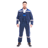 Костюм рабочий Спрут Енисей 52-54 рост 170-176 см темно-синий