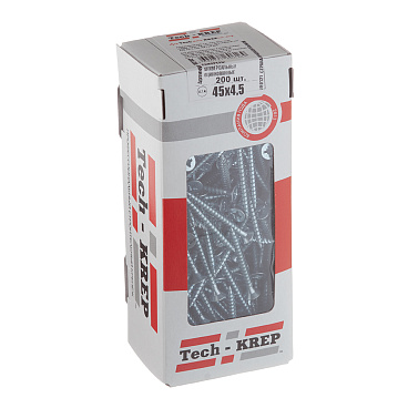 Саморезы универсальные 45x4,5 мм оцинкованные (200 шт.)