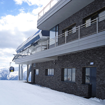 Искусственный камень White Hills Фьорд Лэнд черно-серый (24 шт.=0,8 кв.м)