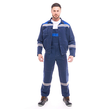 Костюм рабочий Спрут Енисей 52-54 рост 170-176 см темно-синий