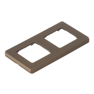 Рамка Legrand Inspiria двухместная бронза (673949)