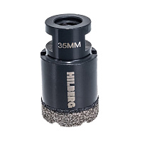 Коронка алмазная Hilberg Super Hard (HH635) по керамограниту 35 мм