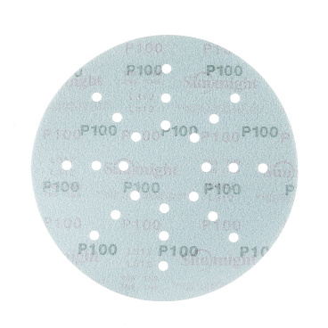 Диск шлифовальный Sunmight Film L312T d225 мм P100 на липучку пленочная основа (50 шт.) (53507)