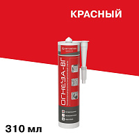 Герметик акриловый противопожарный высокоэластичный Огнеза ВГ красный 310 мл