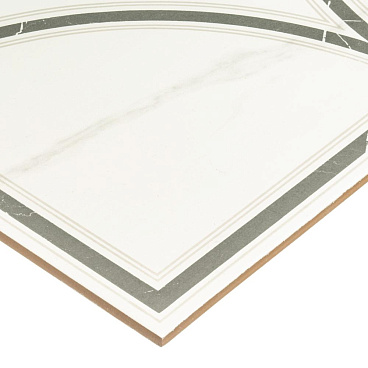 Керамогранит LB Ceramics Каррара Геометрия белый 450х450х8 мм