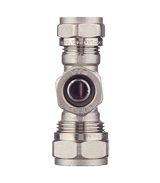 Тройник VALTEC (VTm.331.N.201616) 20 обж(ц) х 16 обж(ц) х 16 обж(ц)