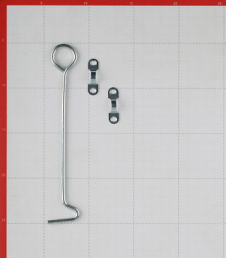 Крючок ветровой КР-200 200 мм оцинкованный