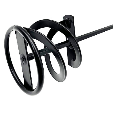 Миксер-насадка (венчик) для цементных растворов КМ 80x400 мм хвостовик шестигранный усиленная