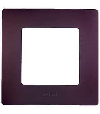 Рамка Legrand Etika одноместная сливовая (672561)