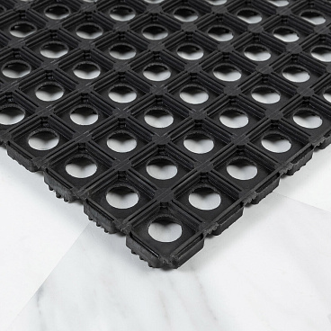 Коврик придверный резиновый Руберг 50х100 см черный