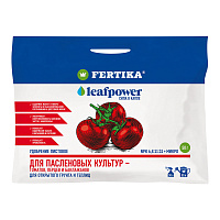 Удобрение минеральное сухое для овощных культур гранулированное Leaf Power Fertika 50 г