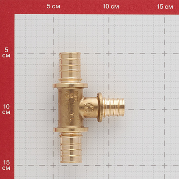 Тройник Stout 25 х 20 х 25 мм латунный (SFA-0014-252025)