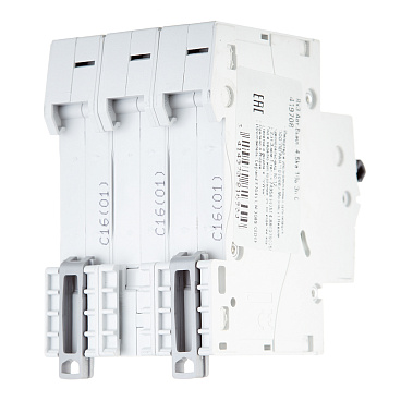 Автоматический выключатель модульный Legrand RX3 3P 16А тип C 4,5 кА 400 В (419708)