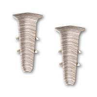 Угол внутренний Деконика 70 мм дуб латте Г-профиль (2 шт.)