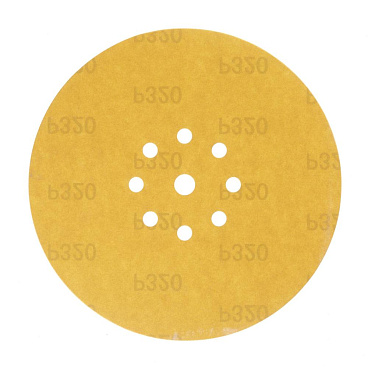 Диск шлифовальный КМ Gold d225 мм P320 на липучку бумажная основа (5 шт.)