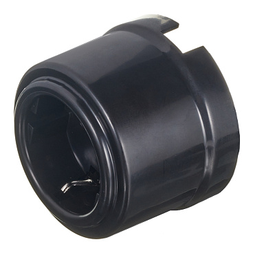 Розетка Bironi Лизетта накладная черная ретро (B1-101-23)