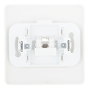 Розетка компьютерная Systeme Electric Blanca встраиваемая молочная RJ45 (BLNIS045002)