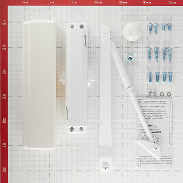 Доводчик дверной Lavelly (45-65 кг) белый