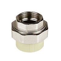 Муфта полипропиленовая Valfex разъемная (американка) 32 мм х 1 ВР(г) серая (10155025Г)