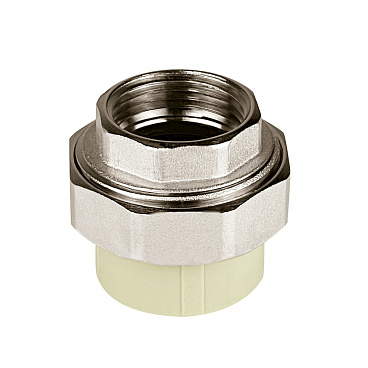 Муфта полипропиленовая Valfex разъемная (американка) 32 мм х 1 ВР(г) серая (10155025Г)