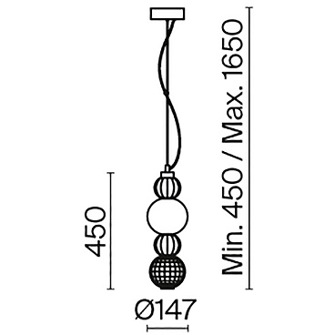 Подвесной светильник Maytoni P069PL-L17G3K