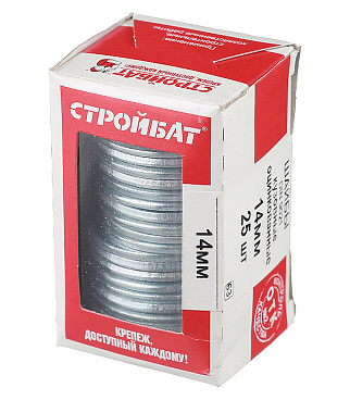 Шайба кузовная оцинкованная 14x44 мм DIN 9021 (25 шт.)