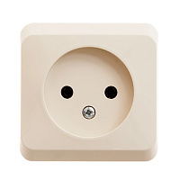 Розетка Systeme Electric Этюд накладная кремовая (PA16-001K)