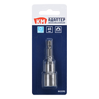 Адаптер для болтов и саморезов КМ магнитный 13 мм L65 мм шестигранная головка