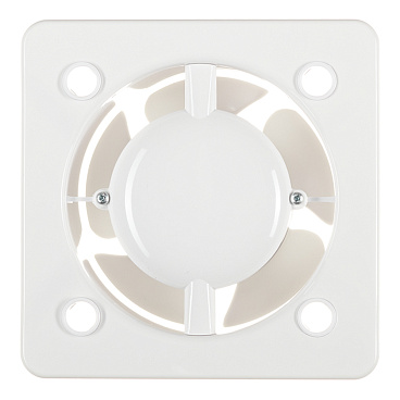 Вентилятор осевой Awenta KW100H без панели с датчиком влажности и таймером d100 мм белый