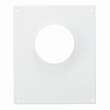 Площадка торцевая ERA с фланцем d100 мм металлическая