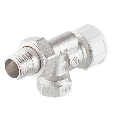 Клапан термостатический угловой Stout 1/2 НР(ш) х 1/2 ВР(г) для радиатора (SVT-0005-000015)