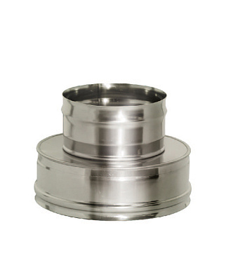 Переходник Дымок с d120х200 мм на d120 мм с изоляцией AISI 439