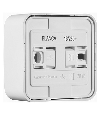 Розетка Systeme Electric Blanca накладная белая (BLNRA000111)