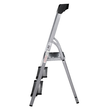 Стремянка алюминиевая 3 ступени 130 мм с лотком органайзером 0,59 м Новая высота